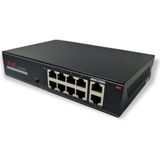 Avenir AV-H1108PGL 8 Port Poe Switch + 2 Port Uplink Gigabit