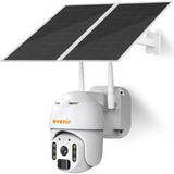 Avenir AV-M04 Sim Kartlı 4g Solar Panelli 7/24 Sürekli Kayıt Gece Görüşlü Akıllı Kamera - Beyaz