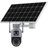 Avenir AV-M05 3X3MP 4g Solar Panelli 7/24 Sürekli Kayıt Gece Görüşlü Akıllı Kamera - Gri