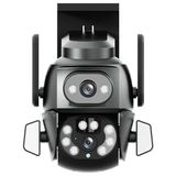 Avenir AV-M23 Çift Kameralı 2X2MP Ptz Wifi Gece Görüşlü Kamera - Siyah