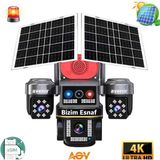 Avenir Av S- 445 4 Kameralı 4g Solar Kamera - Siyah