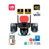AVENİR AV-S308 6MP 3 Kameralı Ptz Wifi Kamera