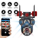 AVENIR AV-S314 12MP 3 Lens Alarm Renkli Gece Görüş Otomatik İzleme Wifi Güvenlik Kamerası