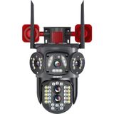 Avenir AV-S314 Wifi Hoparlörlü 4mp 2 Kameralı 10X Optik Zoomlu Ptz Kamera - Siyah
