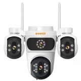 Avenir Av-S323 3 Kameralı Wifi 6Mp 360 Dönebilen Sesli Gece Görüşlü Kamera