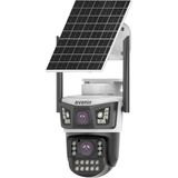 Avenir AV-S425 6MP 2 Kameralı AOV 4G Sim Kartlı Solar Kamera 16000 mah Batarya - Beyaz