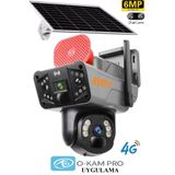 Avenir Av-S427 (4G-Solar) Sim Kartlı Güneş Enerjili Dış Ortam 360° Akıllı Kamera Sd Kart