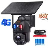 Avenır Av-S436 6Mp 36X Zoom Alarm Işıklı 2 Kameralı Solar Ptz 4G Sim Kartlı Kamera