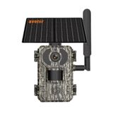 AVENİR AV-S440H Fotokapan 4G Simkartlı Solar Güneş Enerjili Çift Yönlü Ses 128GB SD Kart Desteği IP Kamera