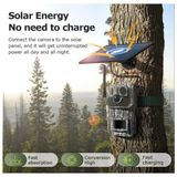 Avenir AV-S443H 3mp 4g Solar Kamera 940NM No-Glow Kamuflaj Avcılık Doğal Yaşam Kamerası Fotokapan AV-S443H - Beyaz