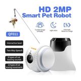 Avenir AV-S500 2 Mp Akıllı Pet Robot Ip Kamera Gece Görüş Tumbler Tasarım Kumanda Kabiliyetli Kontrollü - Beyaz