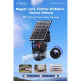 Avenir Avenır AV-S436X 6mp 36X Zoom Alarm Işıklı 2 Kameralı Solar Ptz 4g Sim Kartlı Kamera - Siyah