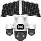 Avenir KRNTEKNO-(3motorlu+1sabit)-Ptz Dome Kamera-12MP-4 Kameralı-Çift Panelli-E sim-4G