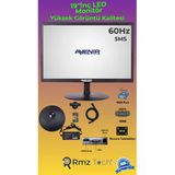 Avenir M19c 19" Led Monitör, Hdmı , Vga Uyumlu, 1920X1080p Fhd 4K Destekli, 5Ms ( Pc, Kayıt Cihazlarına Uyumlu)