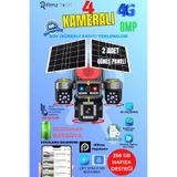 AVENİR RMZ-TECH 8MP 4 Kameralı PTZ AOV Kamera | Çift Solar Panelli | 4G E-SIM | Gece Renkli | İnsan Takibi