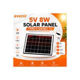AVENİR Solar Panel Kameralarla Uyumlu - IP65 - TYPE-C Bağlantısı