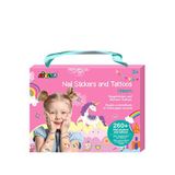 Avenir Unicorns Unisex Çocuk Tırnak Çıkartmaları Ve Geçici Dövme Seti