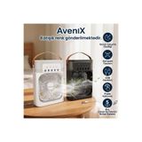 Avenıx Buharlı Serinletici 600ML Su Tanklı Fan Taşınabilir Led Işıklı Mini Klima Fan 5 Spreyli Fan