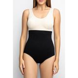 Avennies Dikişsiz Bel ve Karın Toparlayıcı Kaydırmaz Ince Şekillendirici Yüksek Bel Slip Korse - Siyah - 3XL