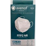 Avenof 5 Katlı Ffp2 N95 Maske 5 x 10'lu beyaz
