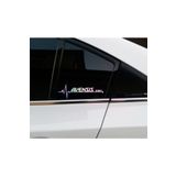 Avensis Yan Cam Sticker Oto Kapı 20 Cm X 7 Cm Hologram c92
