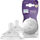 AVENT Philips Avent Natural Response 2'Li Biberon Emziği, 2 Numara, 0 Ay+