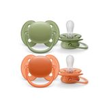 Avent Ultra Soft Emzik 18 Ay 2'Li - Turuncu