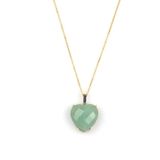 Aventurin Doğal Taş Gold Renkli Kolye KLY-1143