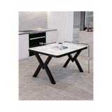 Avenza Furniture Avenza Living 70x110 Yemek Masası - Sallanma Yapmaz Güçlendirilmiş Profil - Mutfak Ve Çalışma Masası