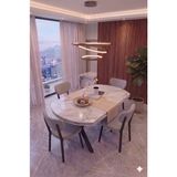 Avenza Living Nova Serisi Modern Yemek Masası Takımı - 4 Kişilik Salon & Mutfak Seti - Renk Seçenekli
