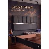 Avenza living Tek Kişilik Baza Başlığı - 90 cm Silinebilir Baby Face Kumaş Kapitone Yatak Başı