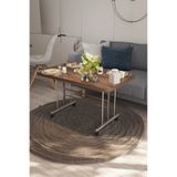 Avenza Living Tekerlekli Çok Amaçlı Orta Sehpa 70x110 cm - Kolay Taşınabilir Tasarım A-0025