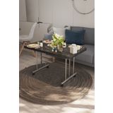 Avenza living tekerlekli masa orta sehpa 60x100 cm metal ayak