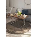 Avenza Living Tekerlekli Masa Orta Sehpa 60X100 Cvz Metal Ayak