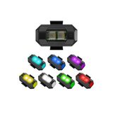 Aveo 1 Adet 7 Renk Bisiklet Işığı Motosiklet Drone Çakarlı Lamba Usb Led