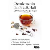 Aveo 1 Adet Maşalı Bitki Çayı Ihlamur Kuşburnu Yeşil Çay Demleme Süzgeci 16X5,5 Cm