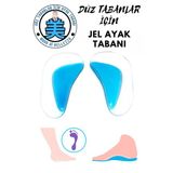 Aveo 2 Adet Ark Desteği Jel Düz Tabanlık Silikon Ayak Tabanı Boşluk Doldurucu