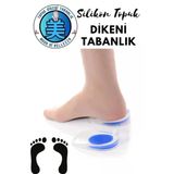 Aveo 2 Adet Silikon Topuk Dikeni Tabanlık Ortapedik Silikon Topukluk Gizli Jel Yastık