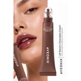 AVEONIX Cam Görünümlü Dudak Parlatıcısı Lip Balm Chocolate Cream | Yoğun Nem | E Vitamini & Peptide