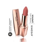 AVEONIX Shine Veil Parlak Ruj 04 Nemlendirici Pürüzsüz Dolgun Dudak Etkili Lipstick