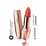 AVEONIX Shine Veil Parlak Ruj 08 Nemlendirici Pürüzsüz Dolgun Dudak Etkili Lipstick