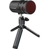 AVerMedia Akış, Podcast ve Oyun için USB Mikrofon, Kardioid Polar Desenli, Tripod Standı, Kulaklık Çıkışı, Sessiz Düğmesi, PC, Dizüstü Bilgisayar, iPhone ve Android için Tüm Metal Tasarım