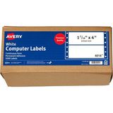 Avery 4014 Dot Matrix Posta Etiketleri, 1 Arası, 1 7/16 x 4, Beyaz (5000'LI Kutu) - Ana Renkler