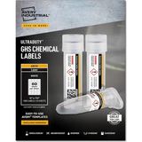 Avery Için Ultra Zorunlu Ghs Kimyasal Etiketten Lazer/led Yazıcı, Su Geçirmez, Uv-Dayanıklı, 600 Pak - Ana Renkler