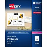 Avery Lazer Yazıcılar için Yazdırılabilir Kartpostallar, 10,8 cm x 14 cm, 200 Boş Kart - Tarif Kartları ve Bilgi Kartları için Harika (5689)