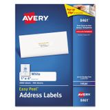 Avery Mürekkep Püskürtmeli Yazıcılar için Sabit Beslemeli Adres Etiketleri, 2,54 cm x 10,16 cm, 2000 Etiket, Kalıcı Yapıştırıcı (8461)