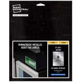 Avery PermaTrack Lazer Yazıcılar için Metalik Varlık Etiket Etiketleri, 3-3/4 inç x 2 inç, 64 Etiket (61520)