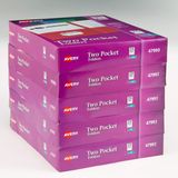 Avery Two-Pocket Klasör, koyu mavi, Fall 5 adet 5 pack