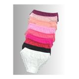 Aves Dantelli Bikini Slip 3Lü Külot Çok Renkli 2XL-3XL