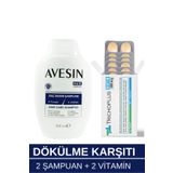 avesin Dökülme Karşıtı Şampuan 2 Adet + Trichoplus Vitamin 2 Adet